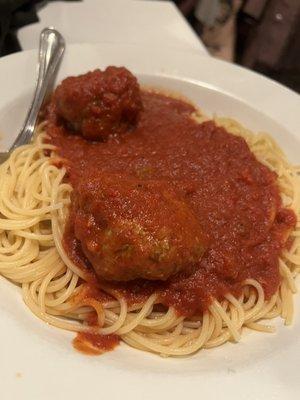 Spaghetti and Meatballs