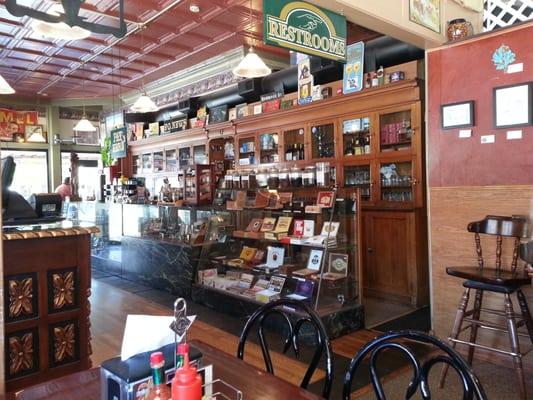 Interior of the oldest part of the cafe.