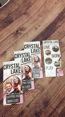 32 page Shopping and Dining Guide for Crystal Lake