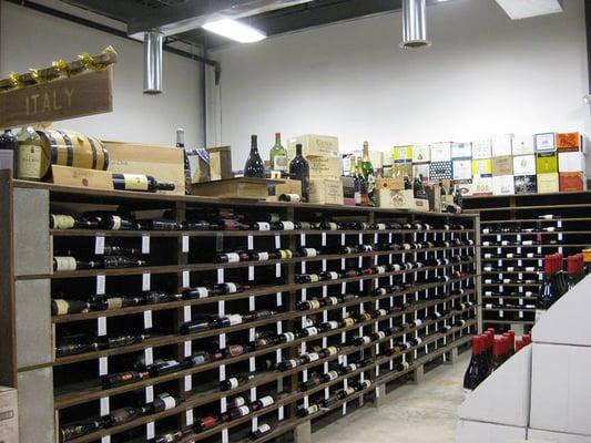 Large Selection of Fine Wines
 all properly stored