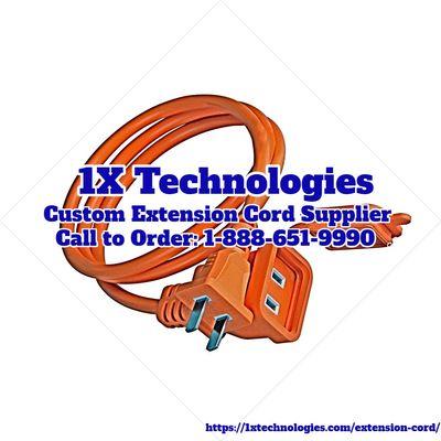 https://1xtechnologies.com/extension-cord/  Custom extension Cords good price