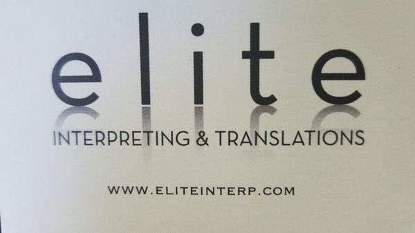 Elite Interpreting and Translations