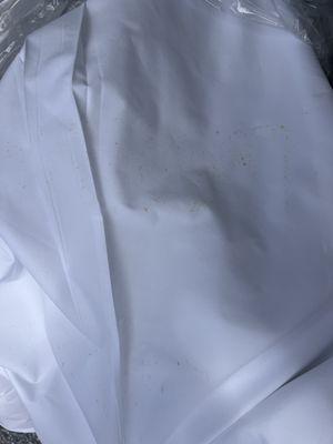 Stain shirt claimed to have cleaned