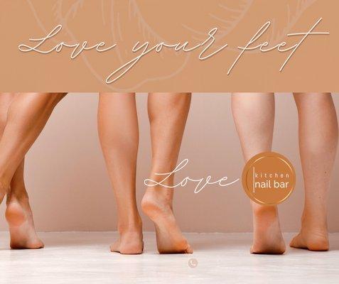 Love your feet  at Kitchennailbar