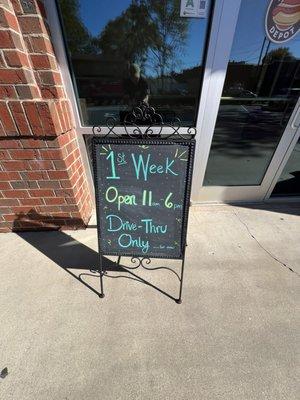 starting 10/28/24 they will stay open until 9p