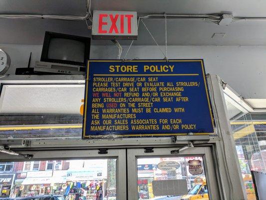 Store Policy