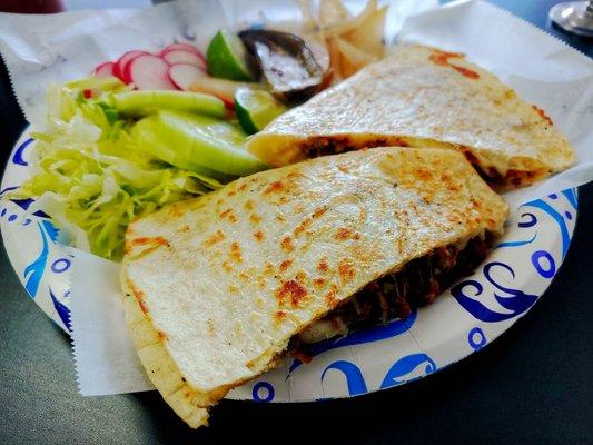 Carne asada quesadilla