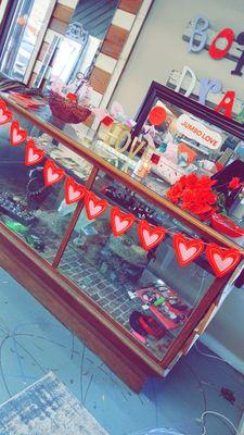 Valentine display