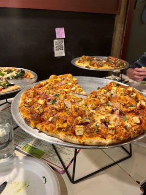 Paneer Tikka Masala Pizza