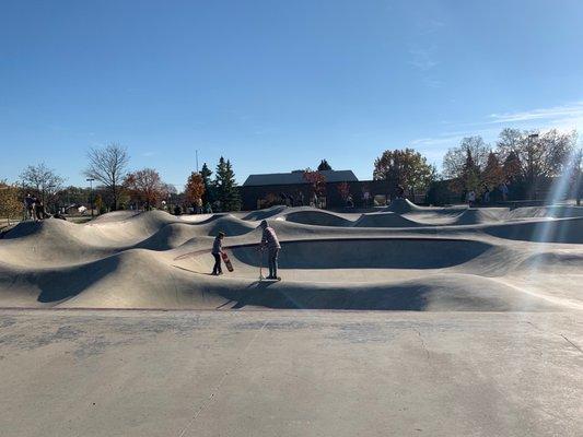 Perfect day for the Sk8 Park!!