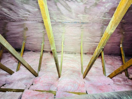 Radiant barrier In Attic Rafters