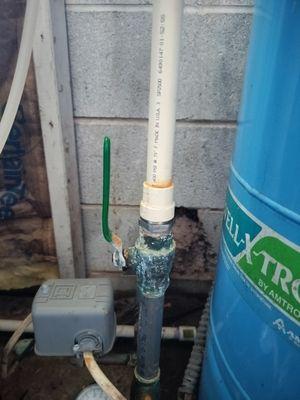 Leaking ball valve