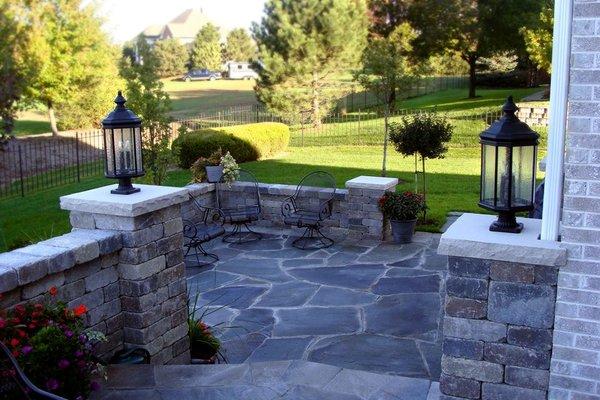 Custom stone patios