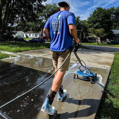 Surface cleaner, concrete, cleaning pressure washing services in Chesterfield, VA