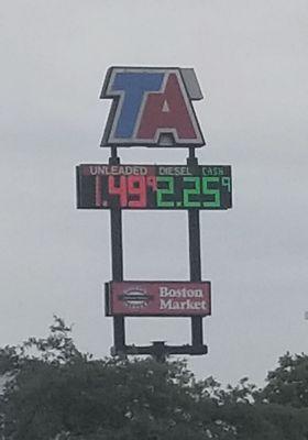 Boston Market within the TA Truck Stop