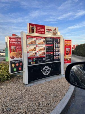 Drive Thru Menu 03/27/2023