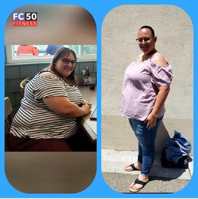 Client Highlight: Mckenzie is down 75lbs! 

TODAY is YOUR DAY to start FRESH, eat RIGHT, train HARD, live HEALTHY and be PROUD.