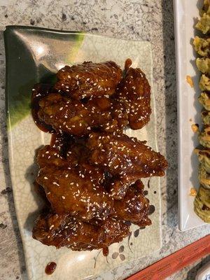 Boneless Korean BBQ Chicken (out of regular breaded wings)