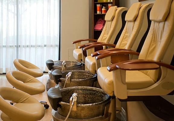 Pamper your toes and enjoy quality time with friends or family at The Preserve Spa.