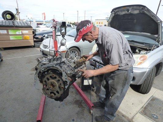 Engines are super complicated and need our Master Mechanic knowledge to work on them.