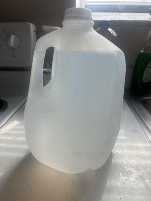 This is the gallon of alkaline water I purchased there.