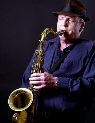 Jim Grantham playing Sax