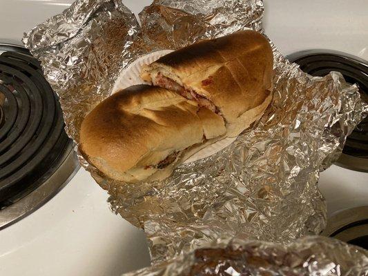 Meatball Sub and Chicken Parm sub