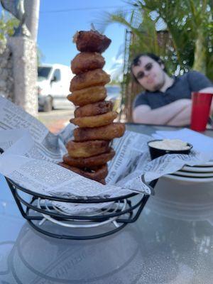 Yummy crispy onion rings