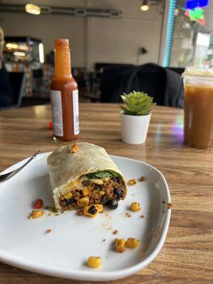 Vegan cowboy wrap