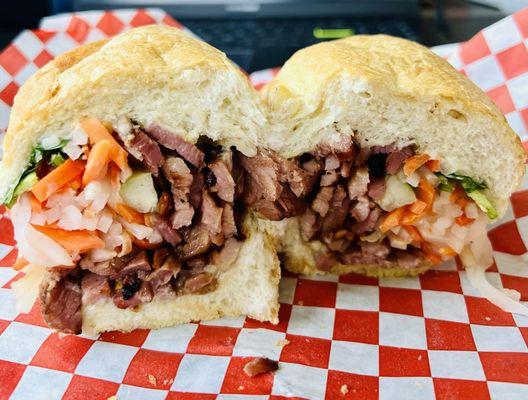 #6 Banh Mi Thit Nuong (grill pork sandwich).