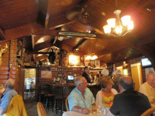 Bar and lounge dining area