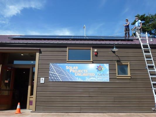 HSU Natural History Museum PV Installation in Arcata, funded by the Humboldt Energy Independence Fund (HEIF).