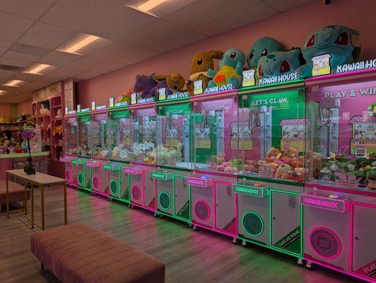 More claw machines and trade-in prizes