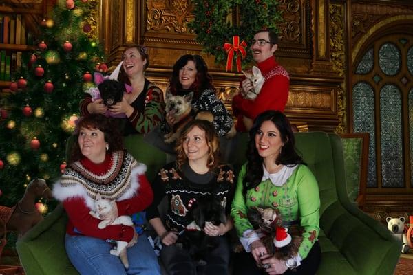 Awkward family photo for Holiday Card