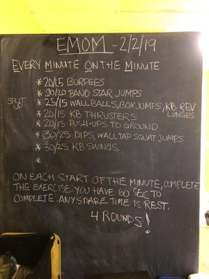 A FUN EMOM workout!