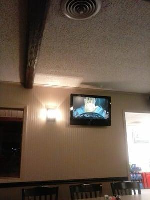 They have Tvs.