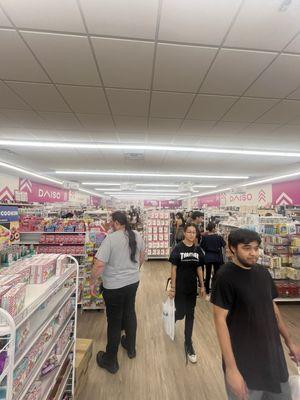 What Daiso looks like when you enter!