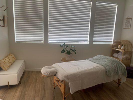 Completely Pivate Quiet Relaxing Spa Space, Take a Yoga class Before or after Your services