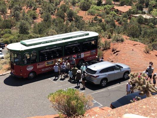 Sedona Trolley trip to Chapel of the Holy Cross.