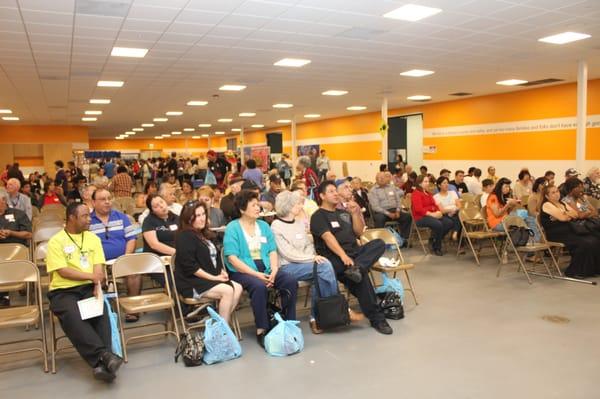 Performing for Volunteers at the Second Harvest Food Bank