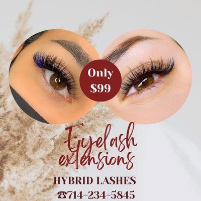 Lashes extension promotion