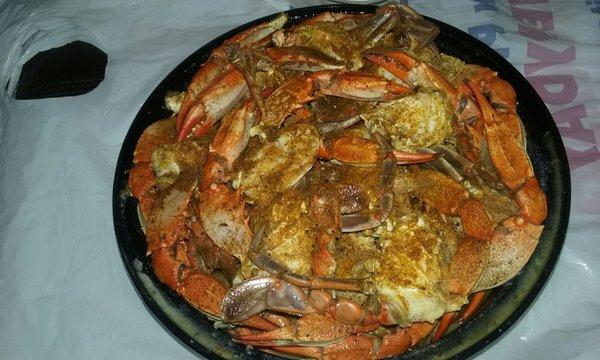 Garlic Butter Crab Tray! Delicious!