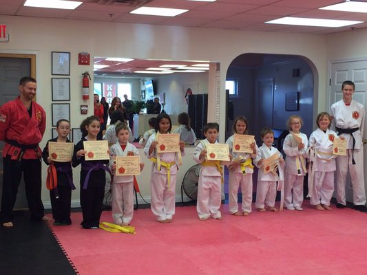 Youth belt test!