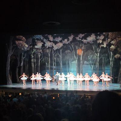 10/7/2023 - Swan Lake was amazing! The sets were so dreamy. While waiting for the crowds to exit we caught a glimpse of the stacked sets.