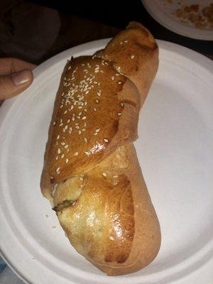 Ham and cheese roll