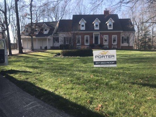 Completed Malarkey Impact Resistant Shingle for a customer in Geist