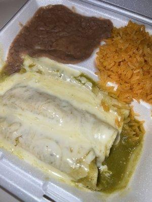 Chicken Enchiladas with Green Sauce