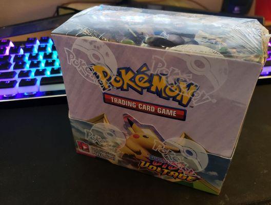 Pokemon booster pack box sealed as described