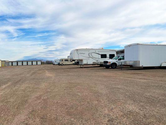 RV Storage at National Self Storage in Deming, NM.