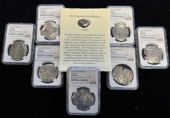 Shipwreck Coins! 400 years in the ocean floors!!!